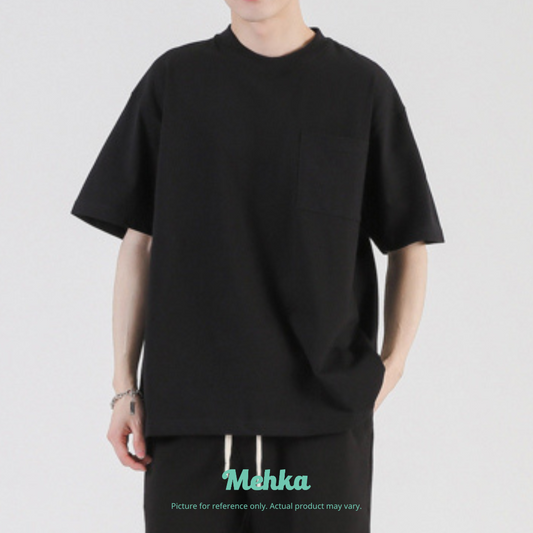 Oversized Heavyweight Cotton Pocket Tee [短袖]